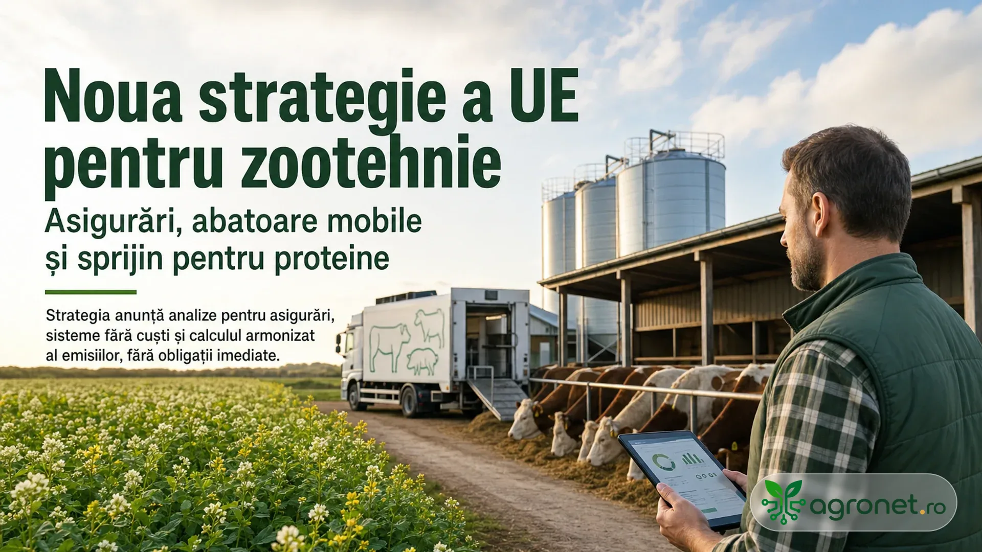 Noua strategie a UE pentru zootehnie – Asigurări, abatoare mobile și sprijin pentru proteine