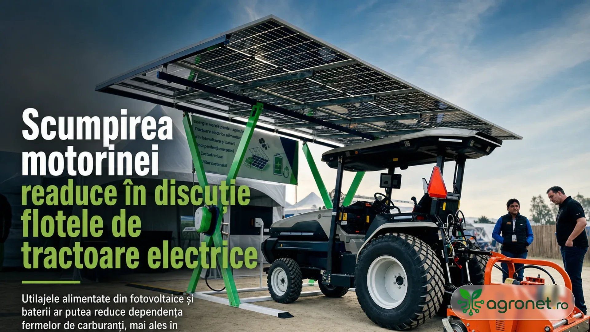 Scumpirea motorinei readuce în discuție flotele de tractoare electrice
