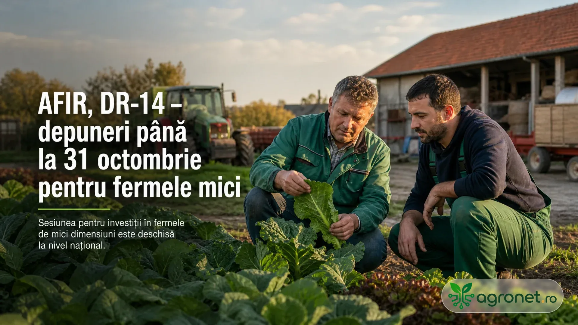 Fermier verificând activitatea într-o fermă de mici dimensiuni, într-o zonă rurală