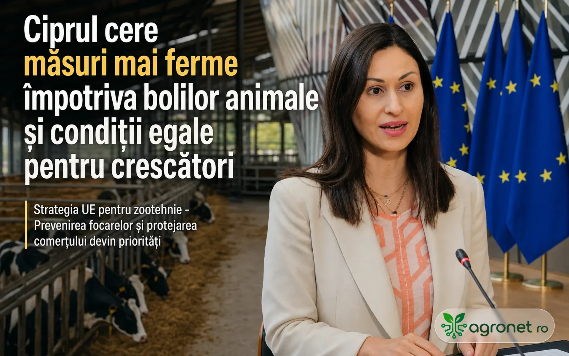 Ciprul cere măsuri mai ferme împotriva bolilor animale și condiții egale pentru crescători