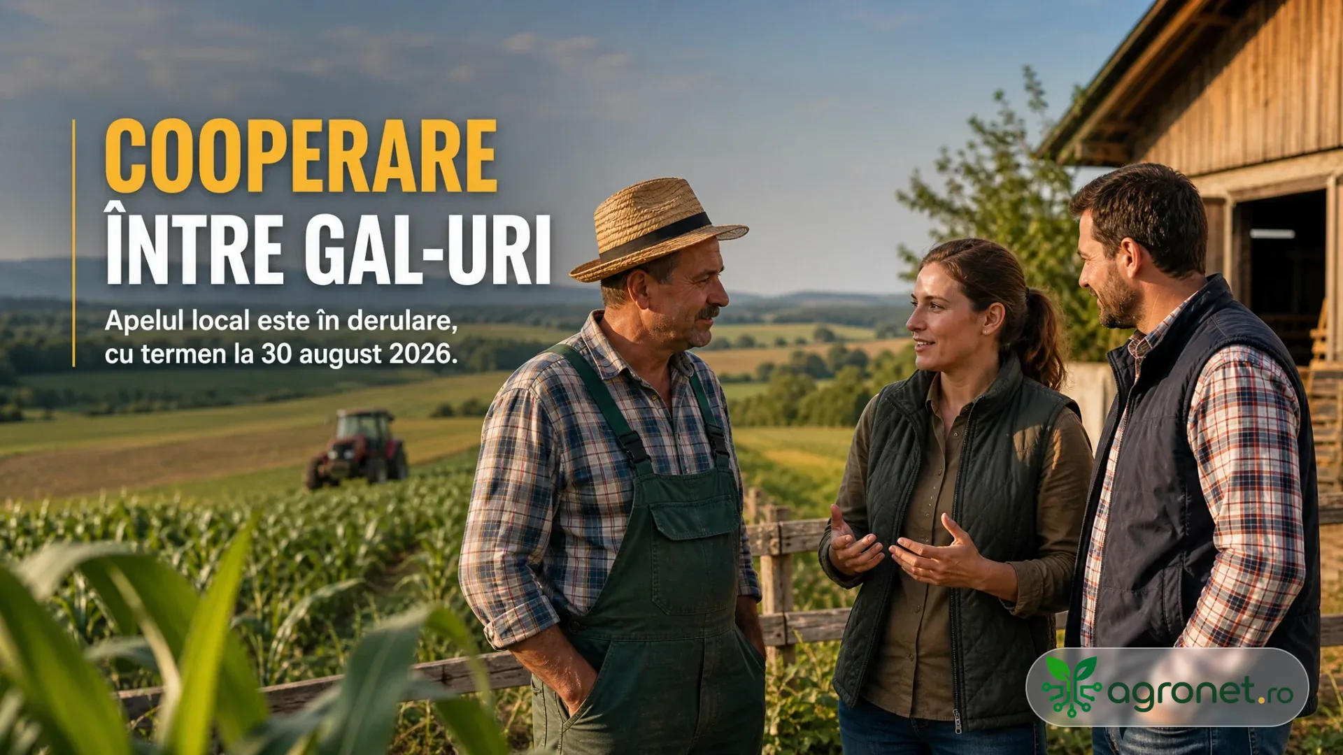 Reprezentanți ai unor organizații locale discută într-o gospodărie agricolă rurală