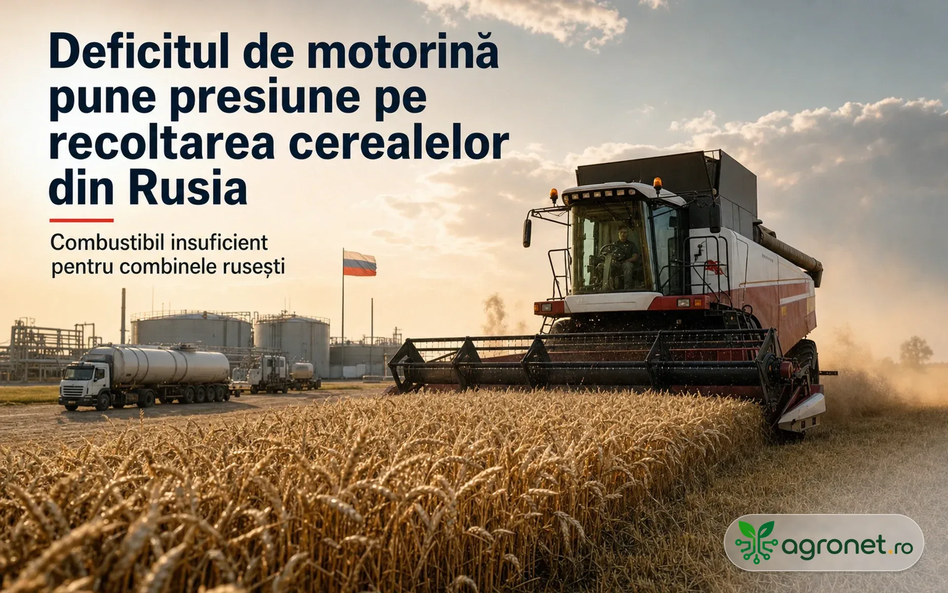 Deficitul de motorină pune presiune pe recoltarea cerealelor din Rusia
