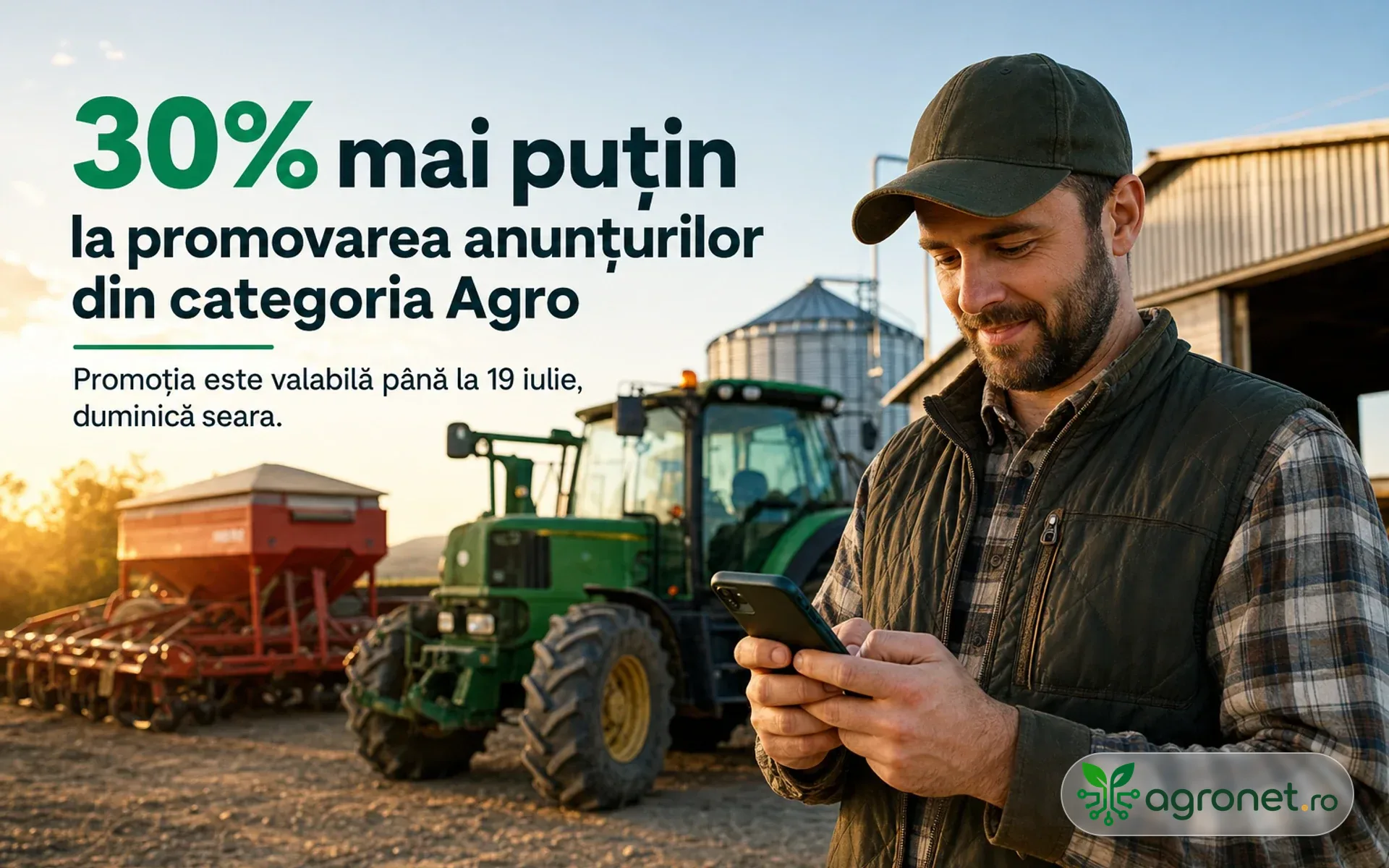 OLX reduce cu 30% promovarea anunțurilor până la 19 iulie – Ce anunțuri din categoria Agro sunt eligibile
