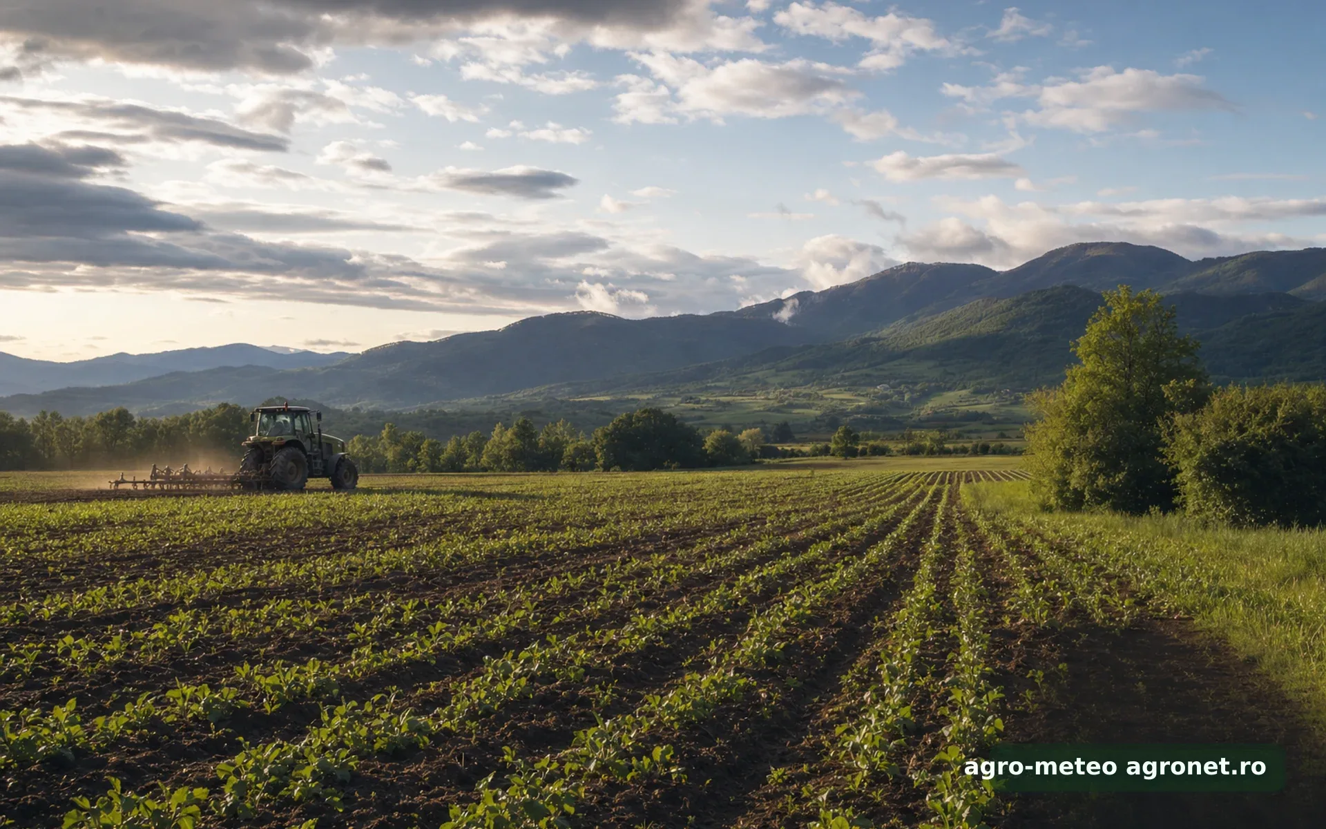 Grafică pentru buletinul Meteo agricol România din 12 iulie 2026