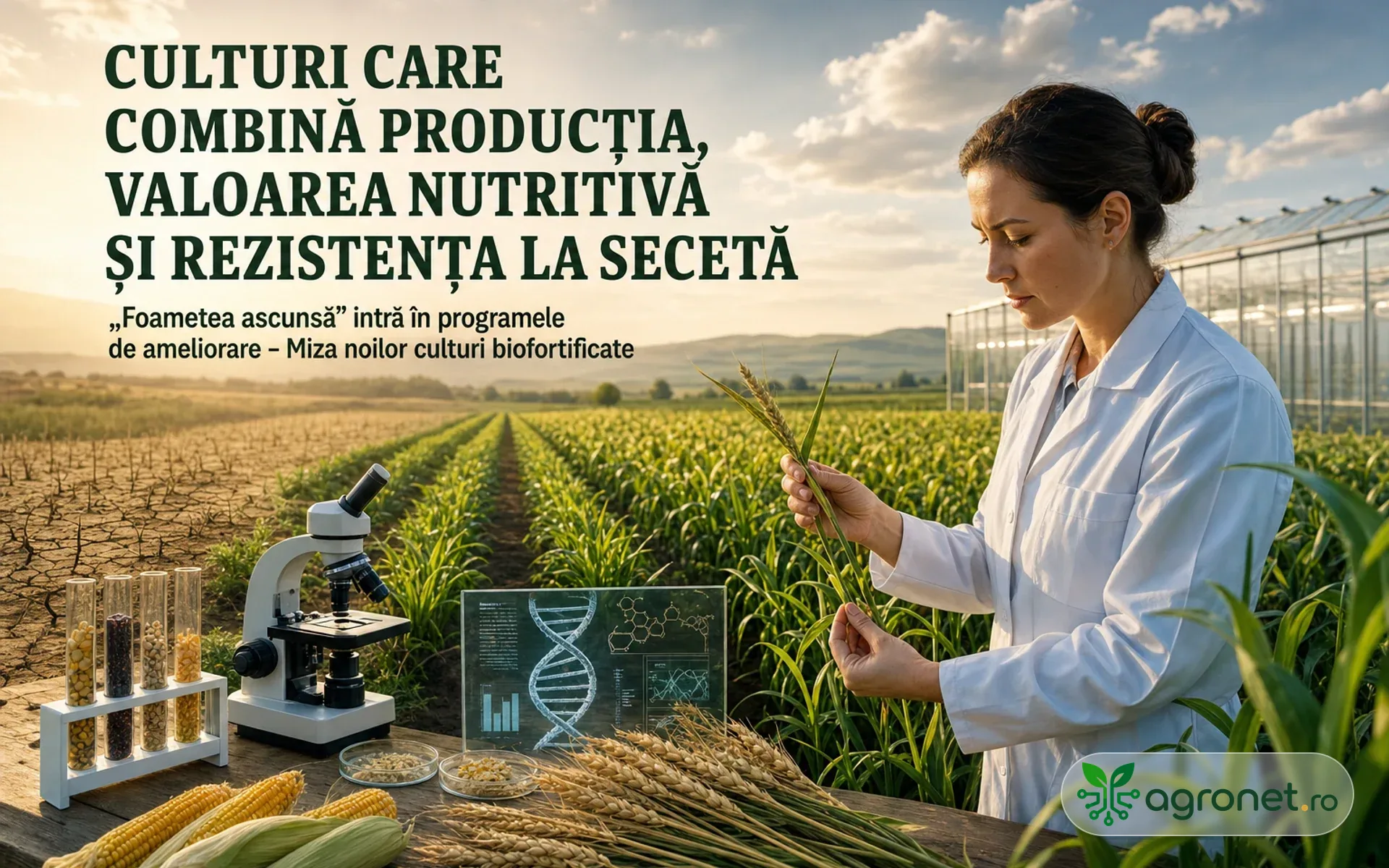 Cercetătorii cer culturi care combină producția, valoarea nutritivă și rezistența la secetă