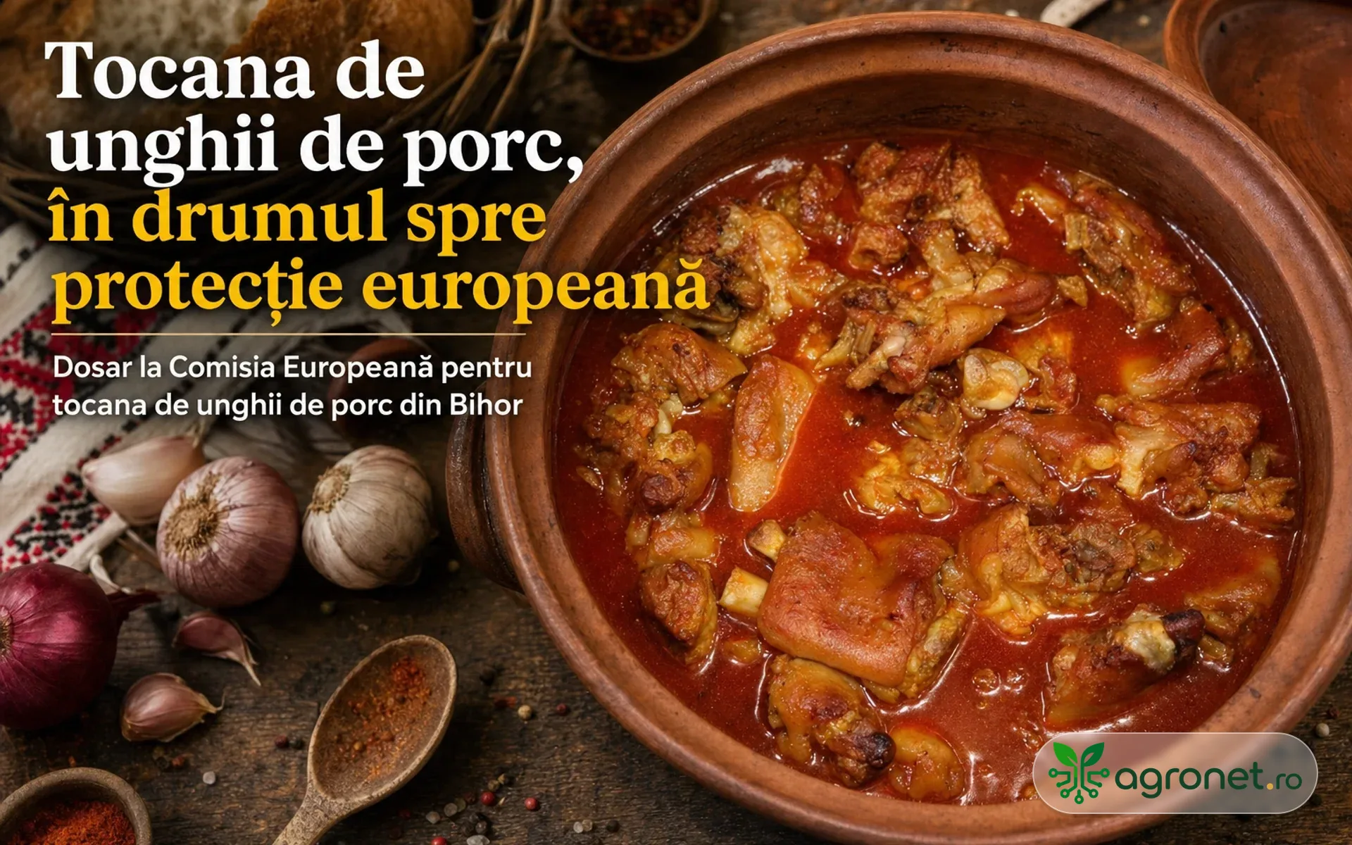 Tocana de unghii de porc ar putea deveni produs tradițional protejat în Uniunea Europeană