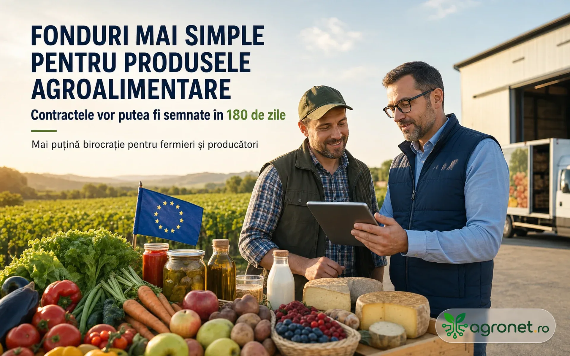 Comisia Europeană simplifică fondurile pentru promovarea produselor agroalimentare - Contractele vor putea fi semnate în 180 de zile