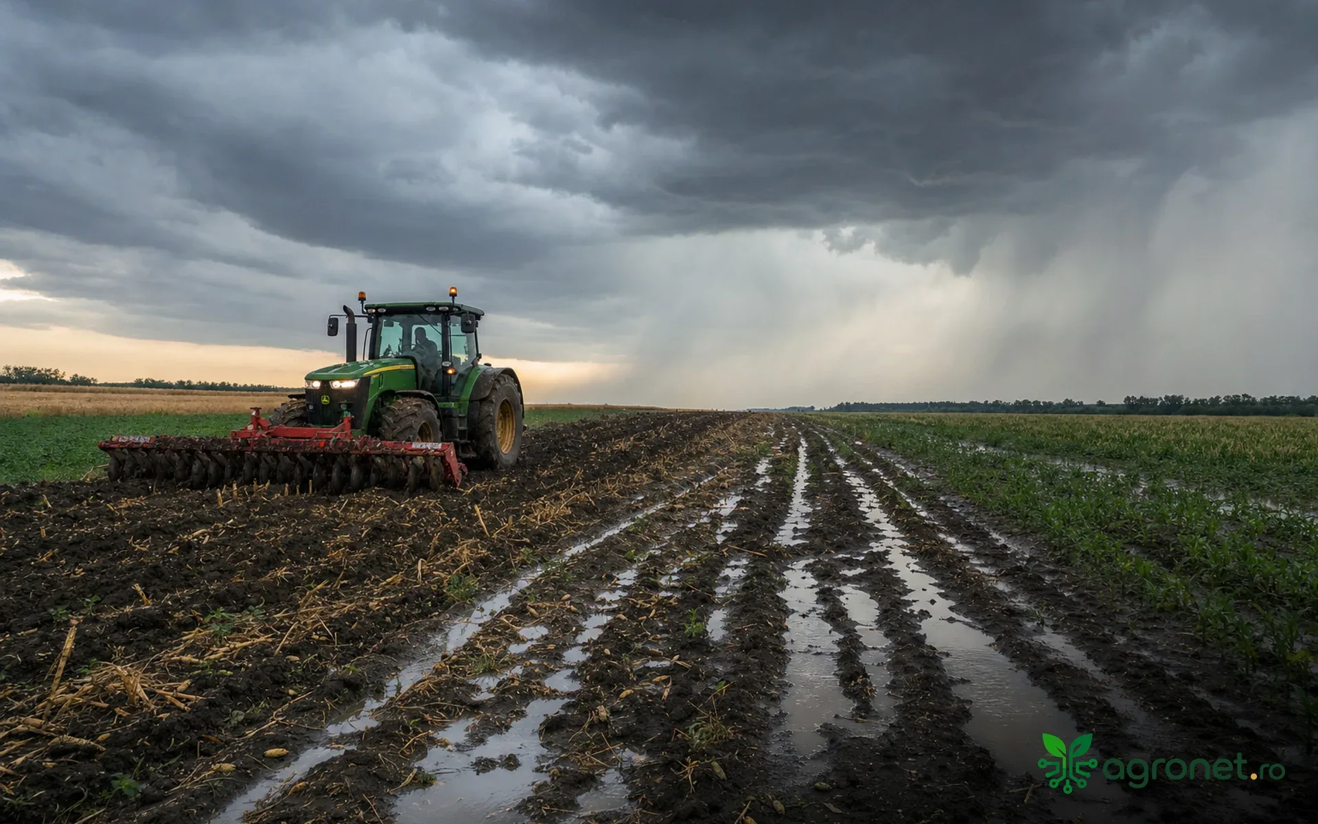 Buletin Meteo agricol România despre ploi și ferestrele de lucru din seara de 12 iulie 2026