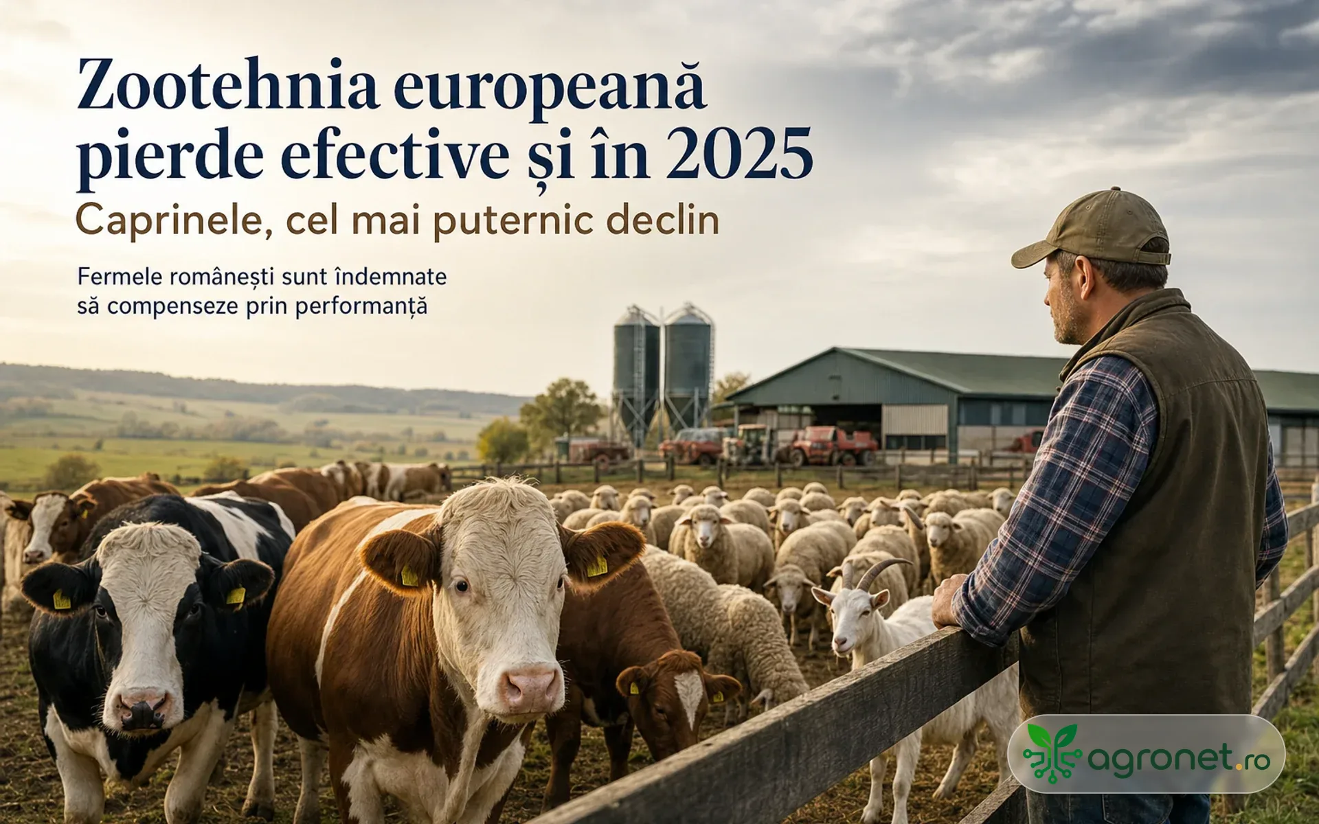 Efectivele de animale din Uniunea Europeană au scăzut din nou în 2025 - Caprinele înregistrează cel mai puternic declin