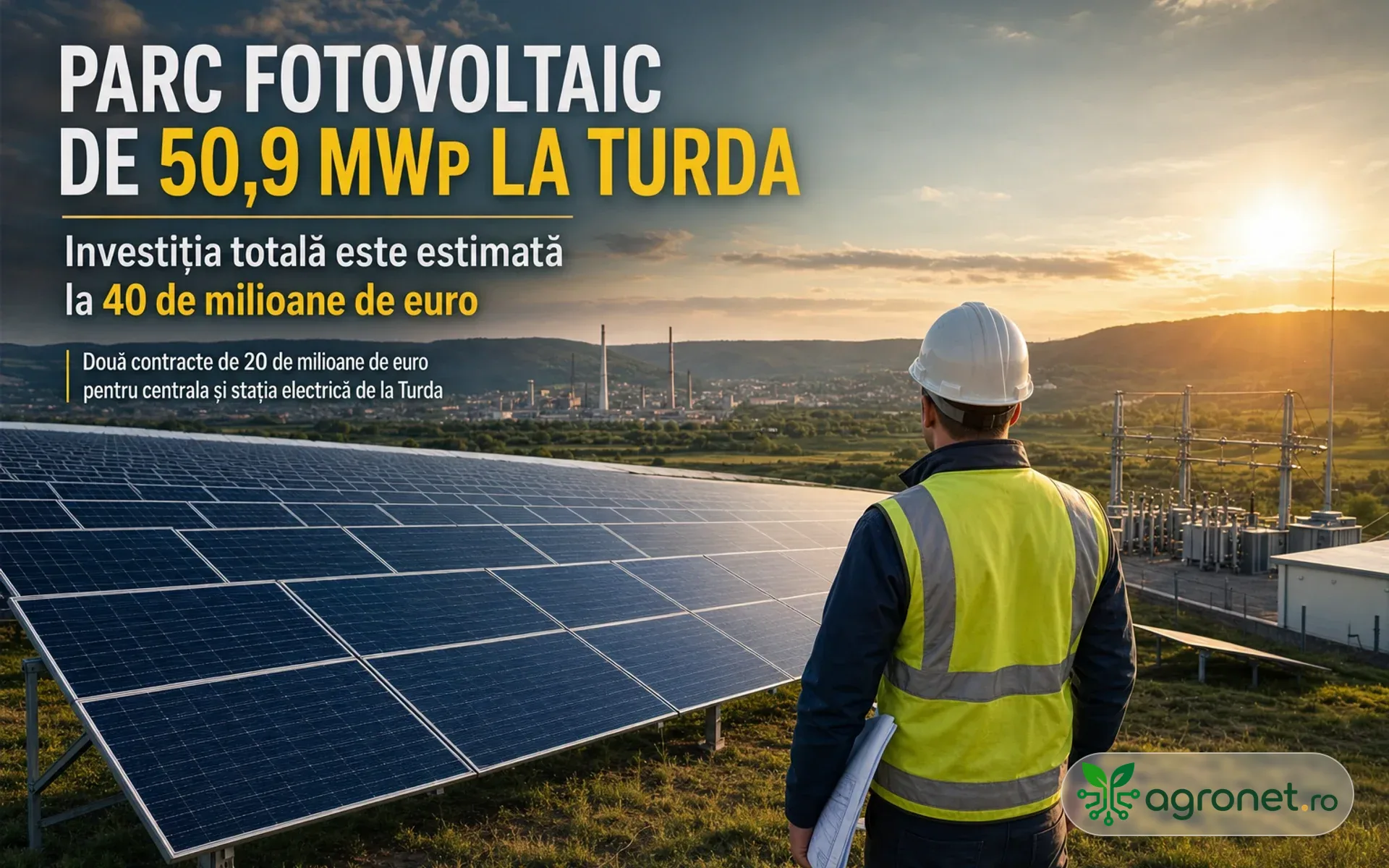 Parc fotovoltaic de 50,9 MWp la Turda – investiția totală este estimată la 40 de milioane de euro