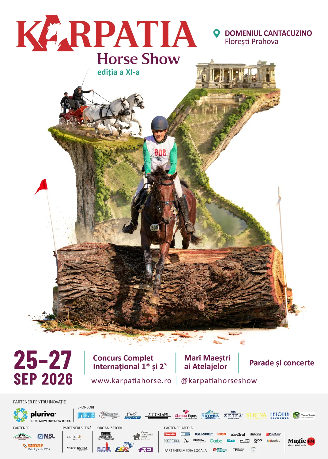 Karpatia Horse Show 2026 are loc la Florești – Programul complet pentru 25–27 septembrie — Karpatia Horse Show, Domeniul