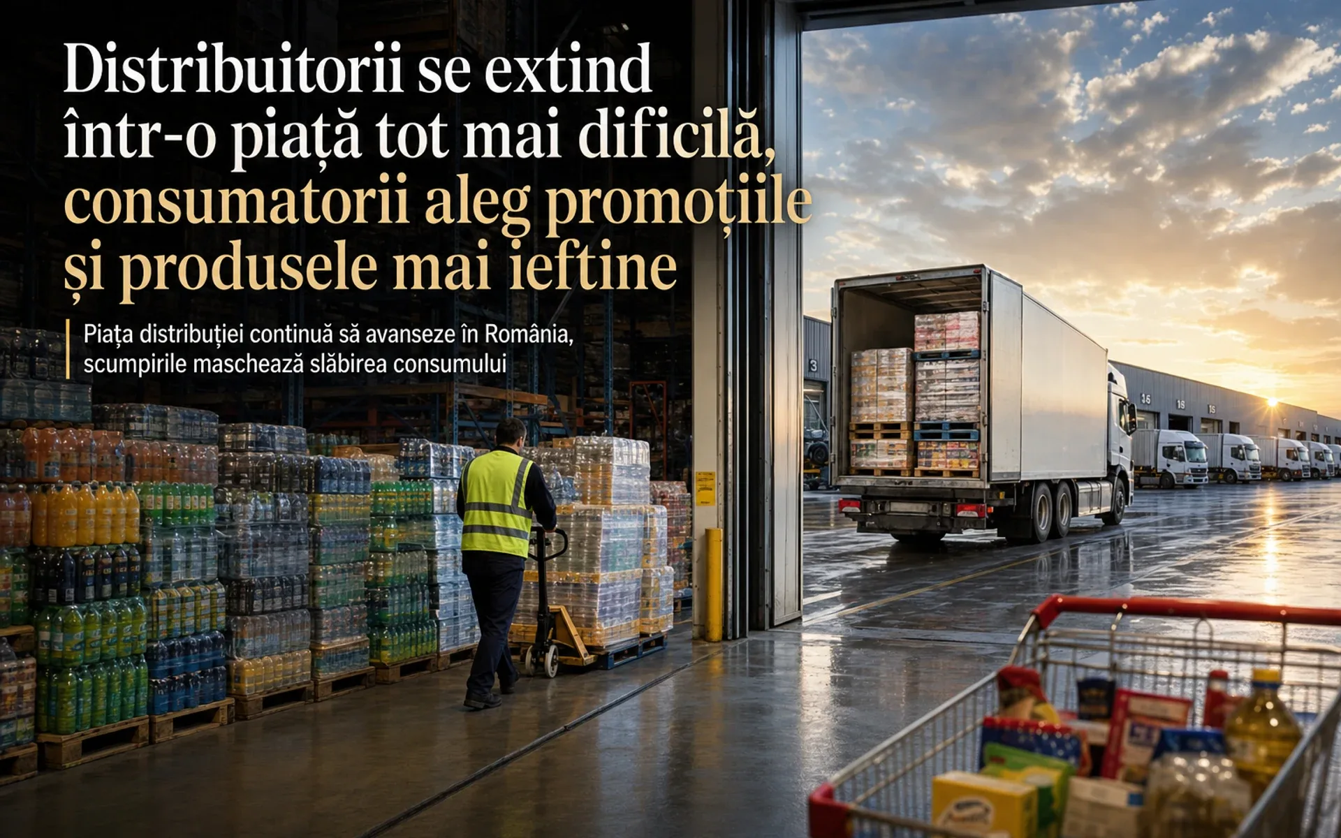 Distribuitorii se extind într-o piață tot mai dificilă, consumatorii aleg promoțiile și produsele mai ieftine