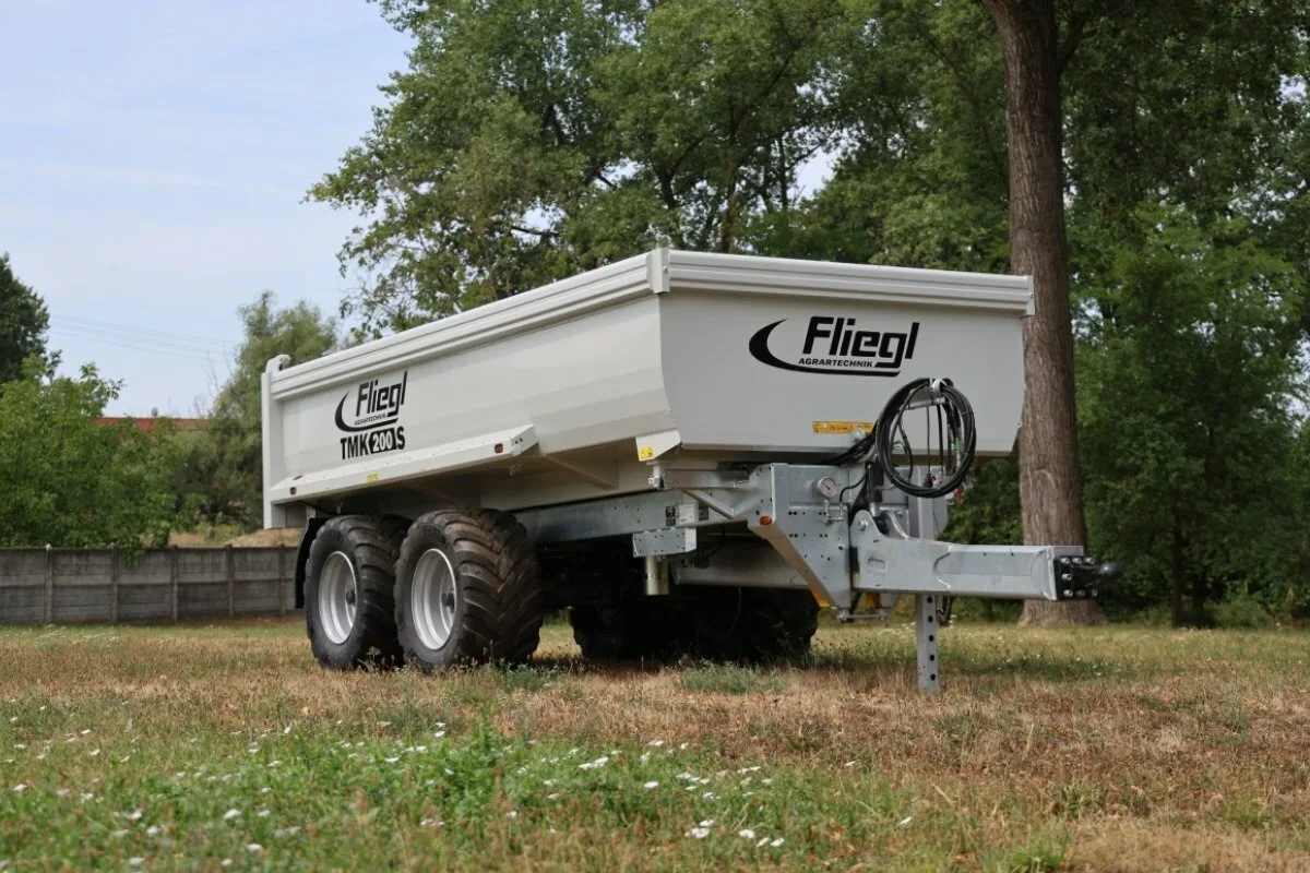 Basculantă pentru piatră și pământ greu – Ce aduce actualizarea Fliegl TMK 200 S Jumbo — Fliegl Agrartechnik, TMK 200 S