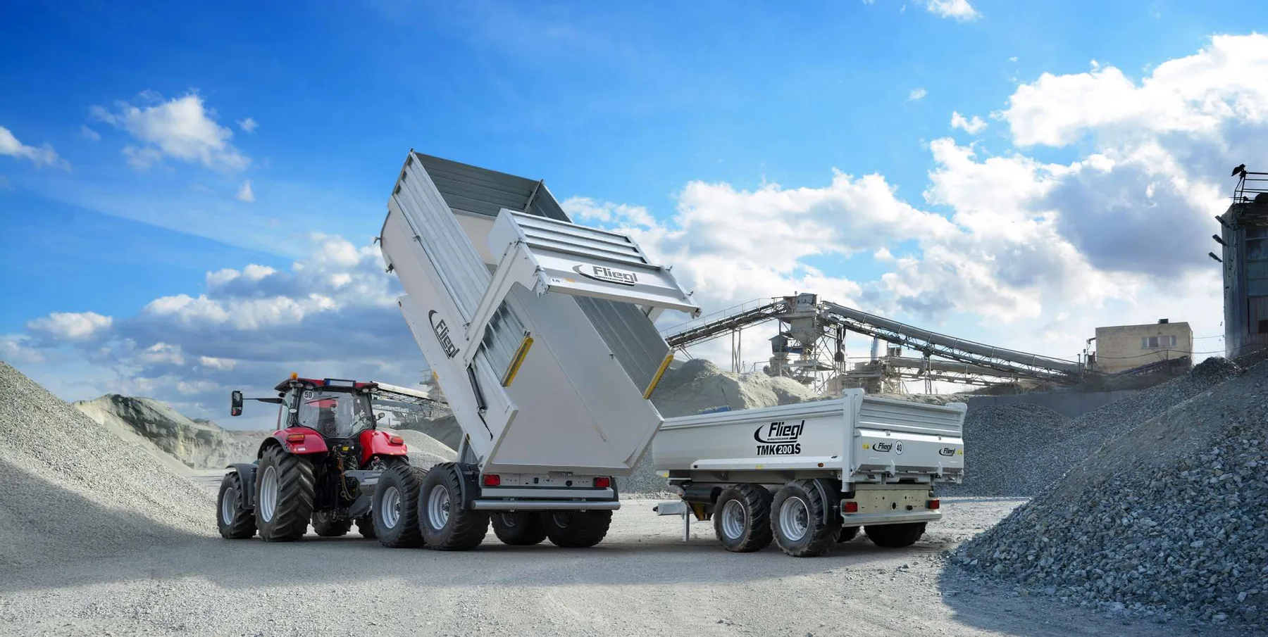 Basculantă pentru piatră și pământ greu – Ce aduce actualizarea Fliegl TMK 200 S Jumbo — Fliegl Agrartechnik, TMK 200 S