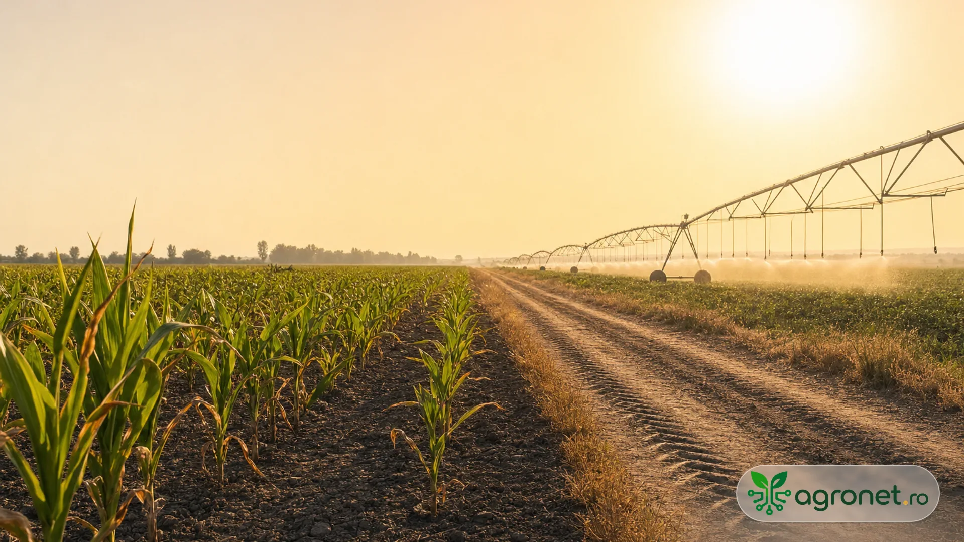 Hartă meteo agricolă a României pentru dimineața de 31 iulie, cu accent pe caniculă în vest.