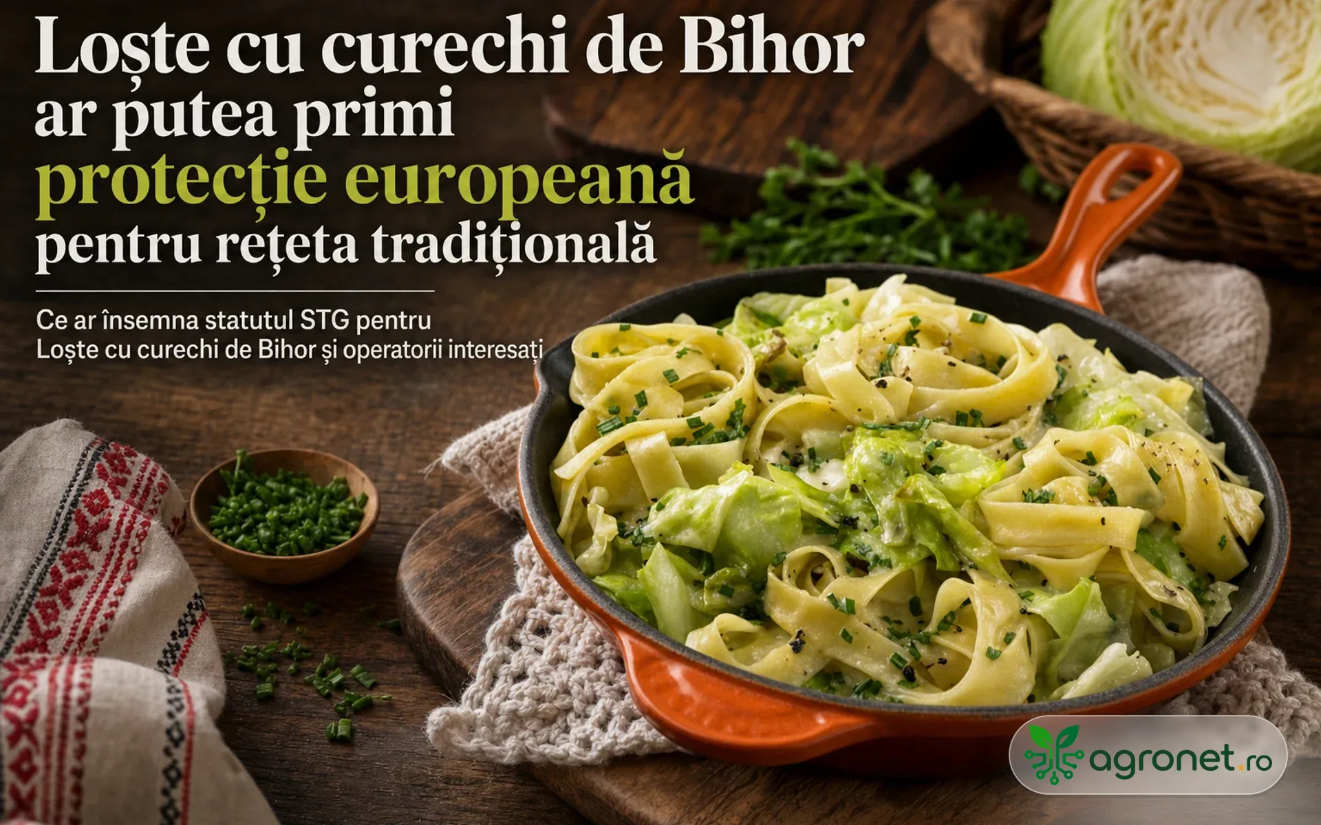 Loște cu curechi de Bihor ar putea primi protecție europeană pentru rețeta tradițională