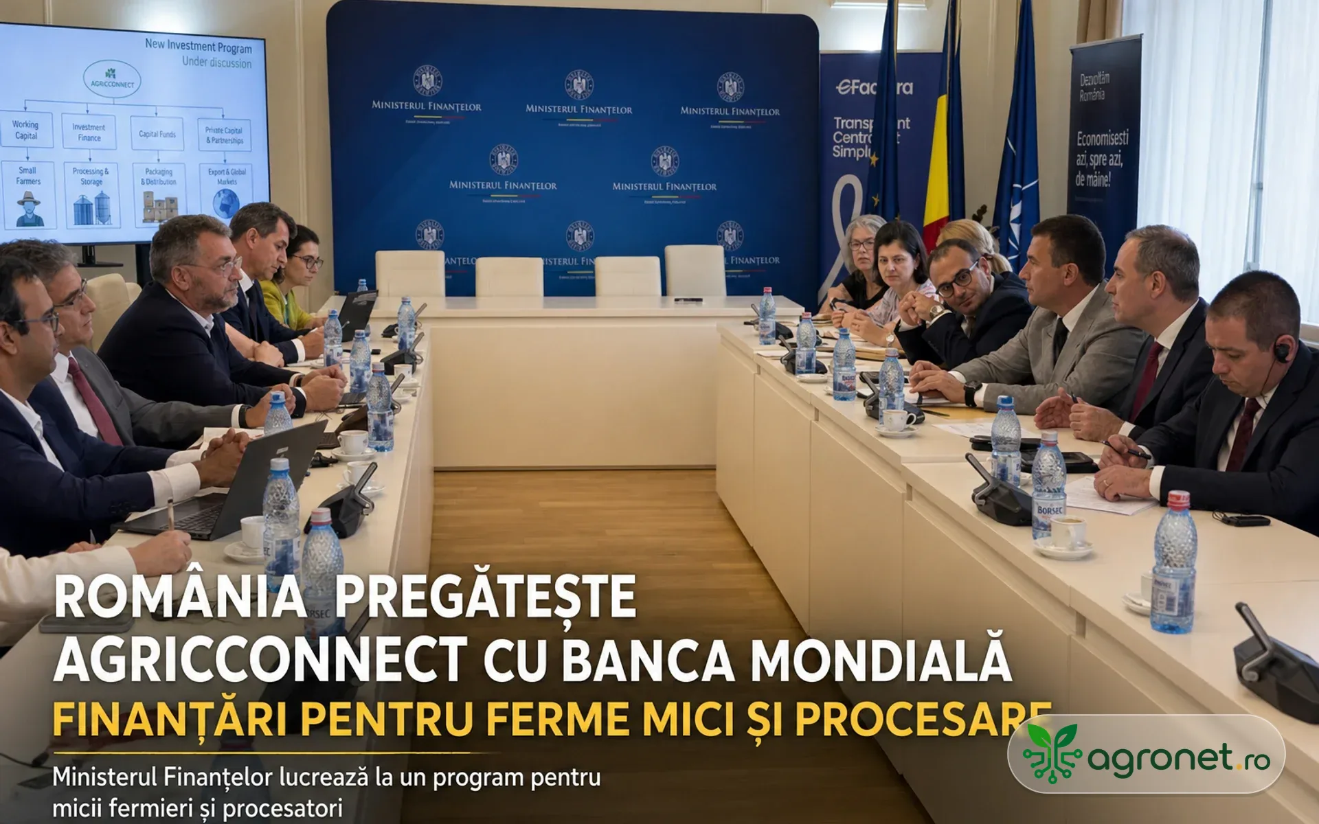 România pregătește AgriConnect cu Banca Mondială – finanțări pentru ferme mici și procesare