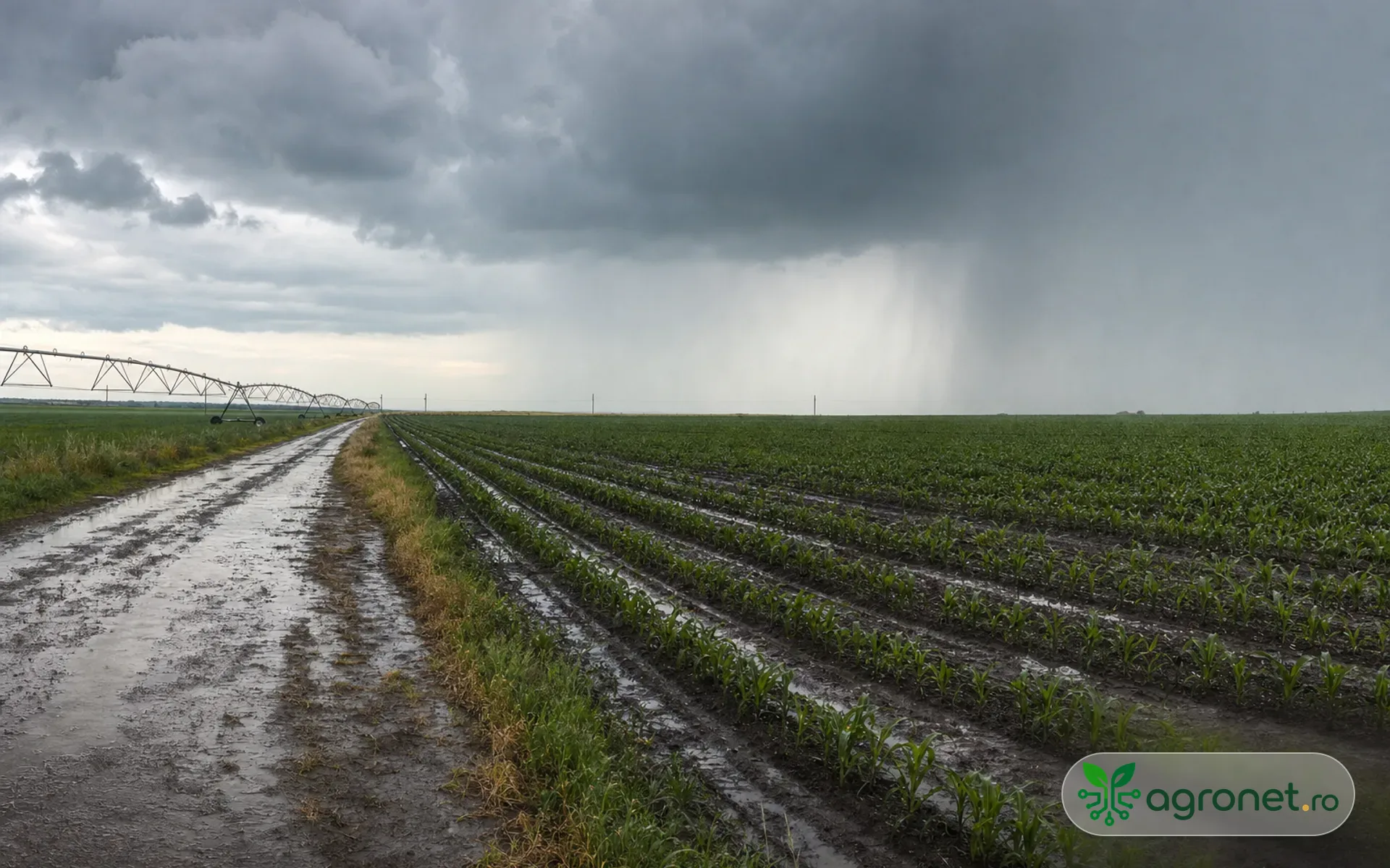Hartă meteo agricolă a României cu ploi în Dobrogea și instabilitate în est, sud, centru și zona montană