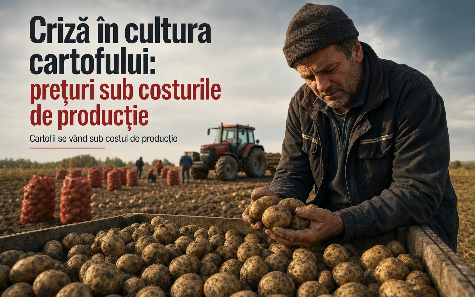 Fermierii avertizează asupra unei crize în cultura cartofului - Prețurile au coborât sub costurile de producție